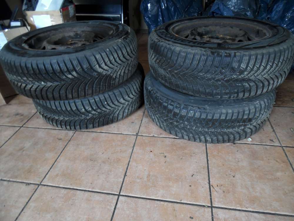 4x Stahlfelge mit Winterreifen BMW Hankook 195/65 R15 91T  6,5Jx15H2  ET42