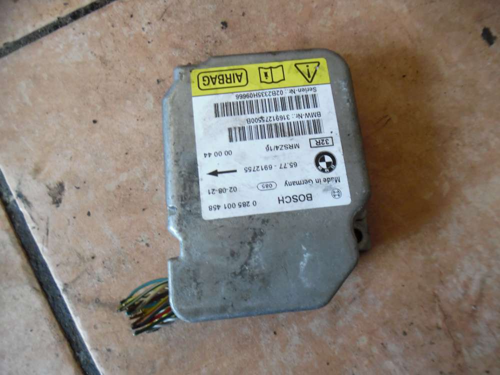 BMW 3er E46 1,8i Airbagsteuergert 6912755 Bosch 0285001458