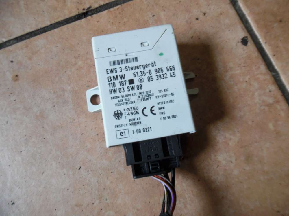 BMW 3er E46 Steuergert Wegfahrsperre 6905666 