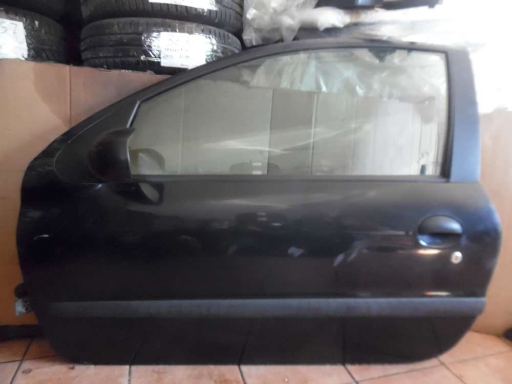 Peugeot 206 3-Trer Tr Vorne Links Schwarz