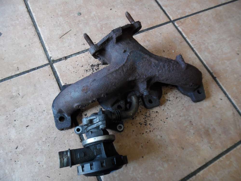 Peugeot 206 1,4L Krmmer Abgaskrmmer mit AGR Ventil 