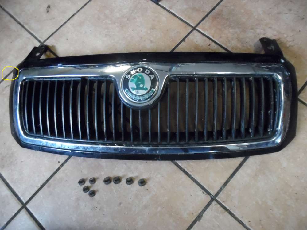 Skoda Fabia 6Y Kombi Khlergrill 6Y0853668 Schwarz : 9910