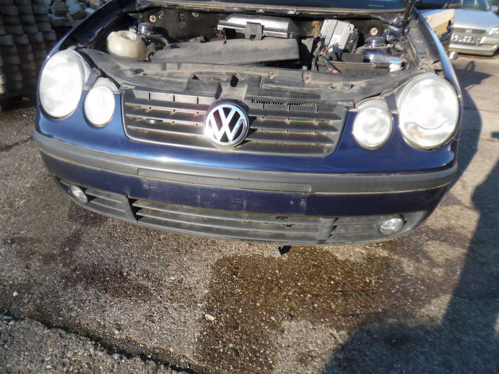 VW Polo 9N Stostange ohne Nebelscheinwerfer Vorne Blau