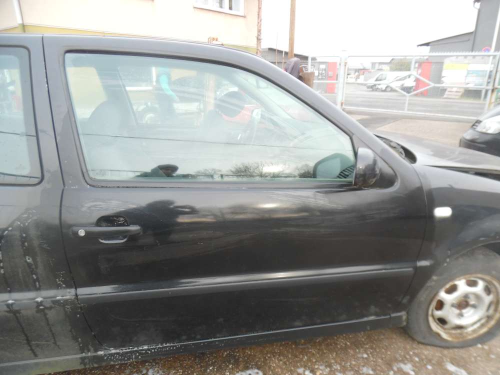 VW Polo 6N 3-T�rer T�r Vorne Rechts Schwarz 