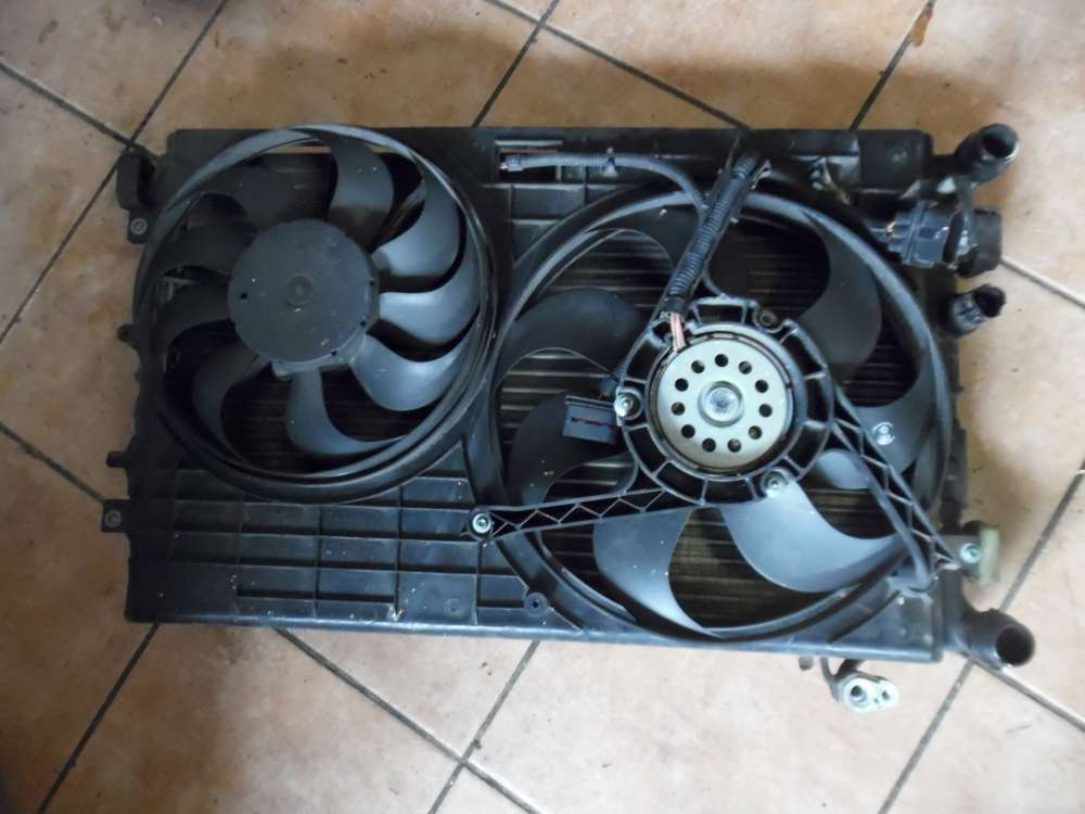 VW Polo 9N Khlerlfter Lftermotor, Klimakondensator Wasserkhler 6Q0820411 / 6Q0121207