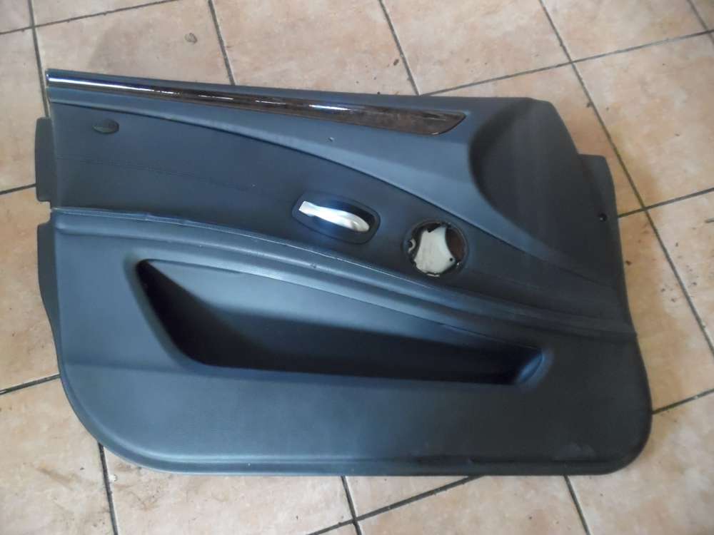 BMW 5er E60 Trverkleidung Leder mit Fensterheberschalter Vorne Links 9122111