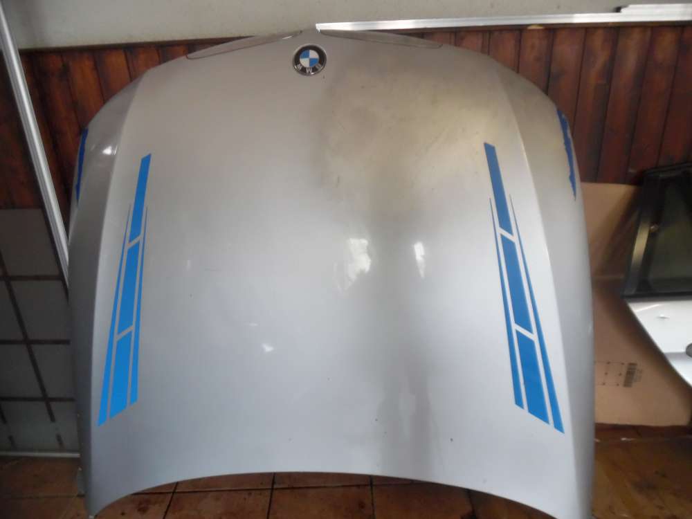 BMW 3er E91 Motorhaube Titansilber 