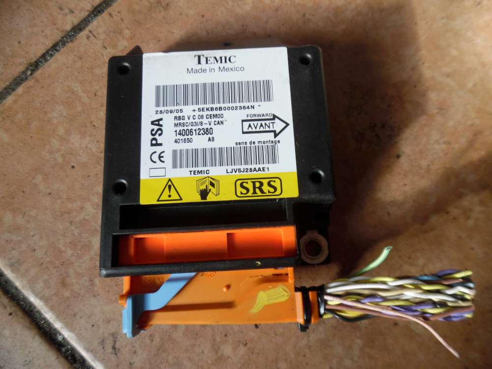 Peugeot 807 Airbagsteuergert 1400612380