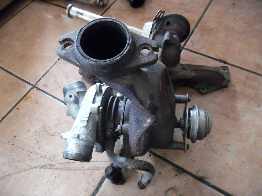 Peugeot 807 2,2 HDi Turbolader mit Abgaskr�mmer 