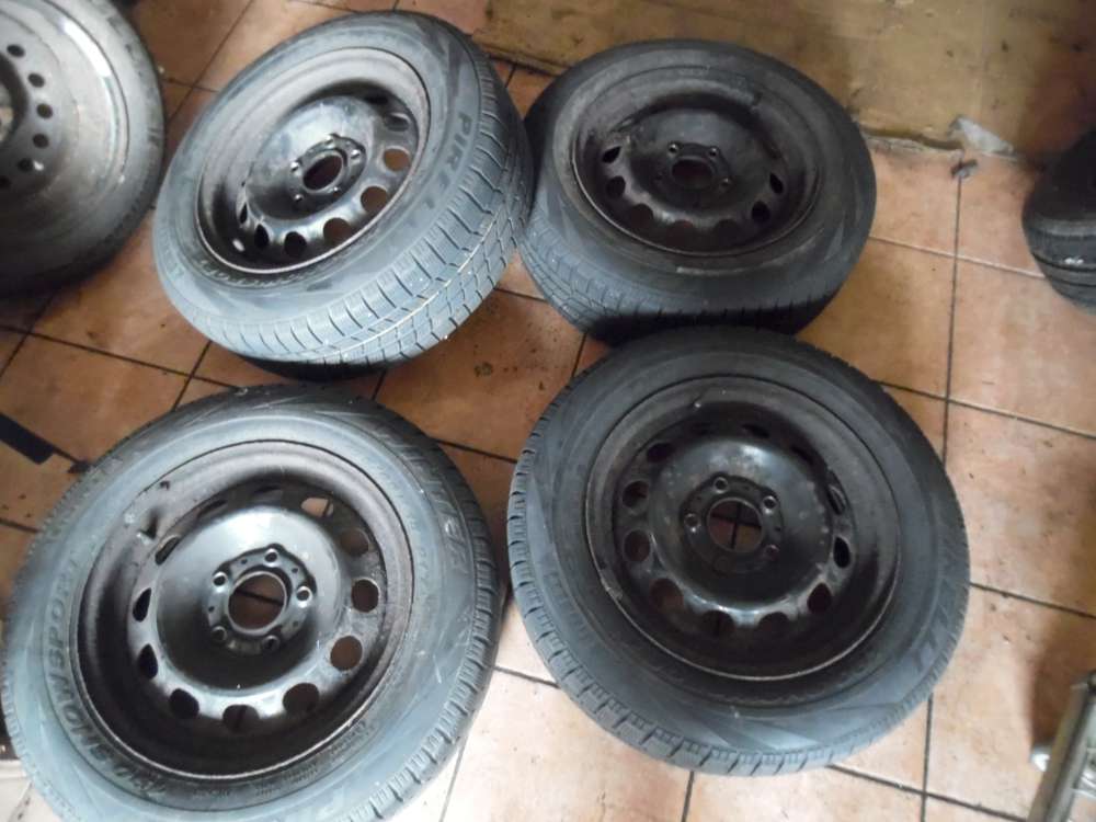 4x Stahlfelge mit Winterreifen BMW E46 1095004 195/65 R15 91T 6,5x15H2