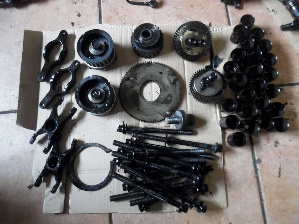 Renault Espace IV 3.0 dci Spannrolle Keilrippenriemen und Injektorhalter