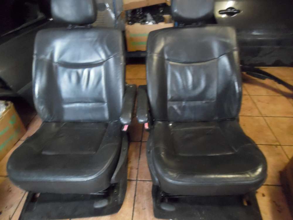 Renault Espace IV Sitze Leder Sitzheizung Vorne Schwarz