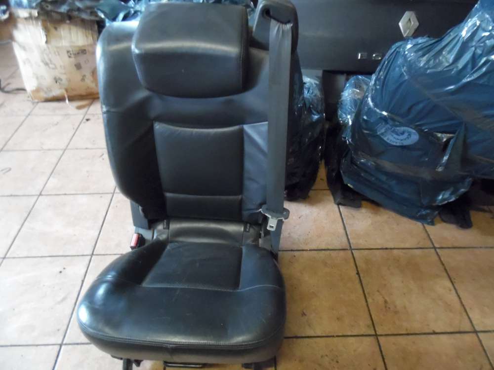 Renault Espace IV Sitz Leder Schwarz 3-Reihe Hinten Links