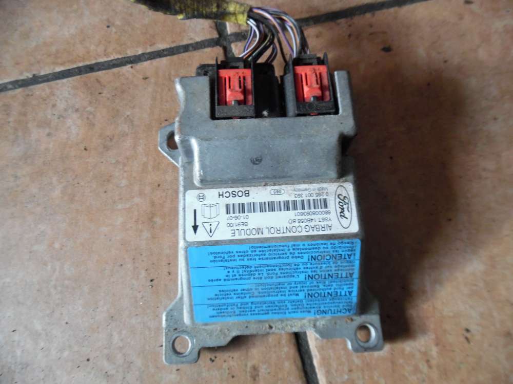 Ford Fiesta IV Airbagsteuerger�t Steuerger�t YS6T-14B056BD