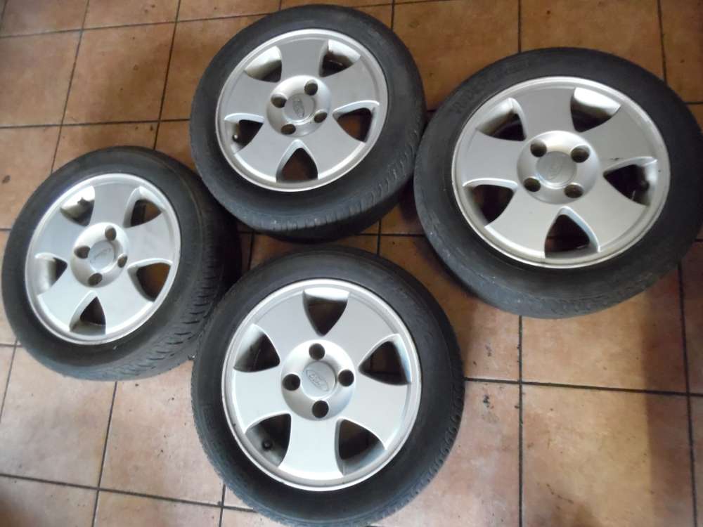 4x Alufelge mit Ganzjahres Ford Fiesta IV 185/55R14 80H 1S61-BA 5,5jX14H2 