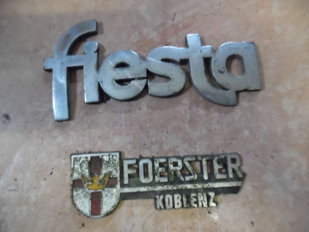 Ford Fiesta IV Emblem Schriftzug Fiesta Hinten