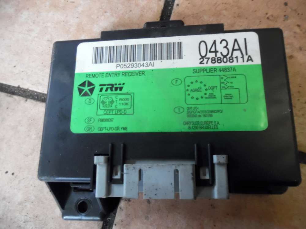Chrysler PT Cruiser Komfortsteuerger�t P05293043AL