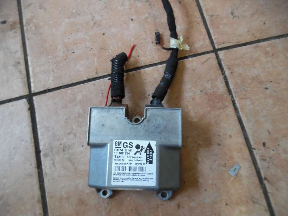 Opel Astra H Airbagsteuerger�t Steuerger�t 13191825 327963935
