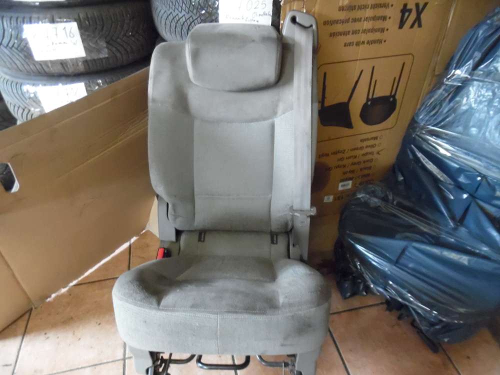 Renault Espace IV Sitz Hinten Links grau Stoff 