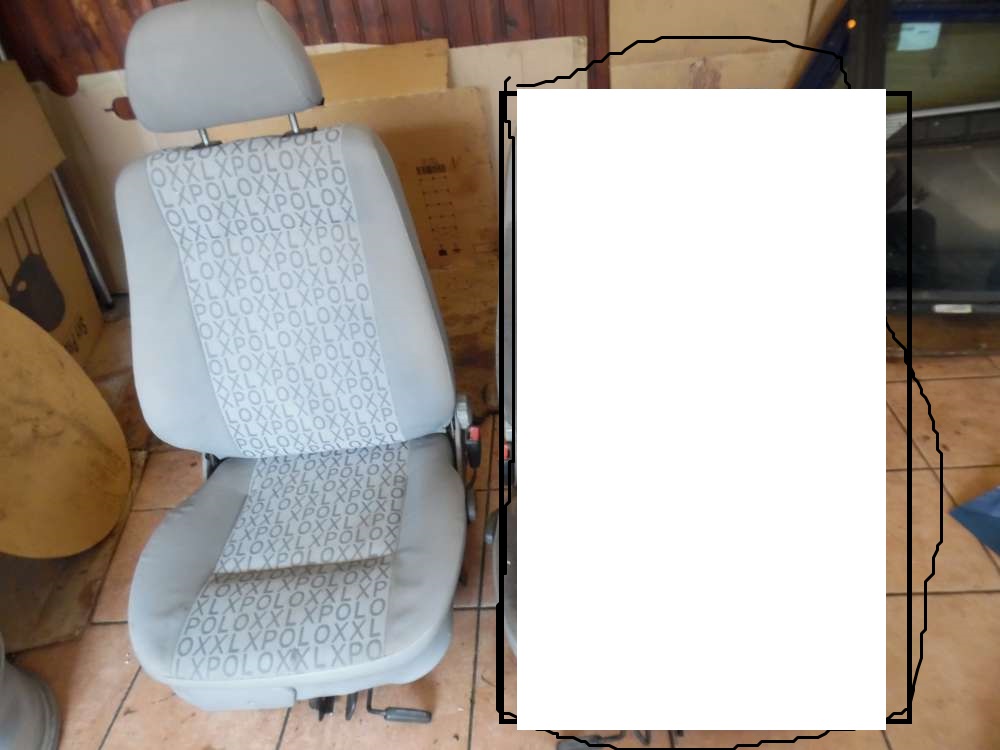 VW Polo 6N 3-T�rer Sitze Vorne Rechts / Links klappbar Stoff