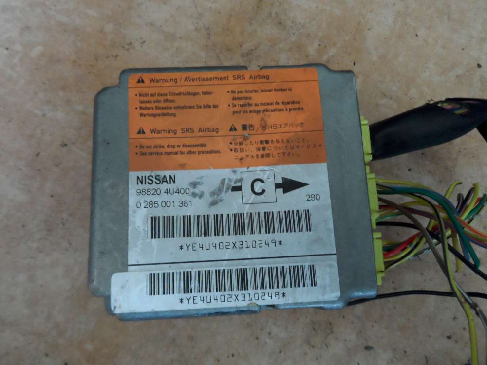 Nissan Almera Tino Steuerger�t Airbagsteuerger�t 988204U400