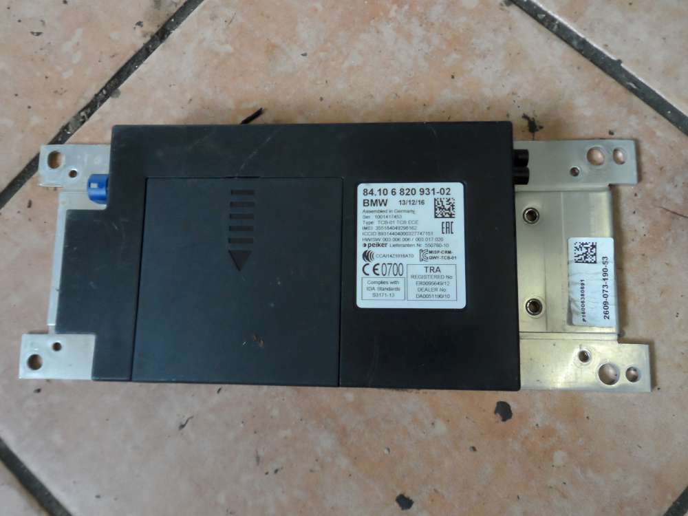 BMW 1er F20 Telematik-Steuerger�t ECU 84.10-6820931-02