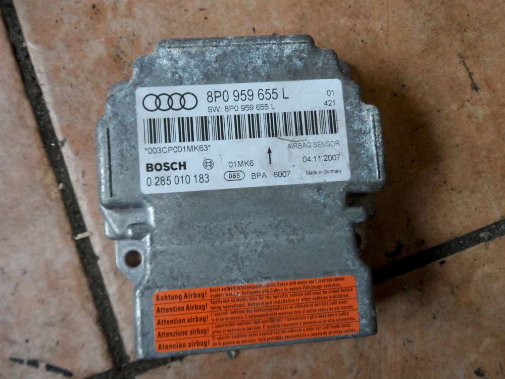 Audi A3 8P Airbagsteuerger�t 8P0959655L