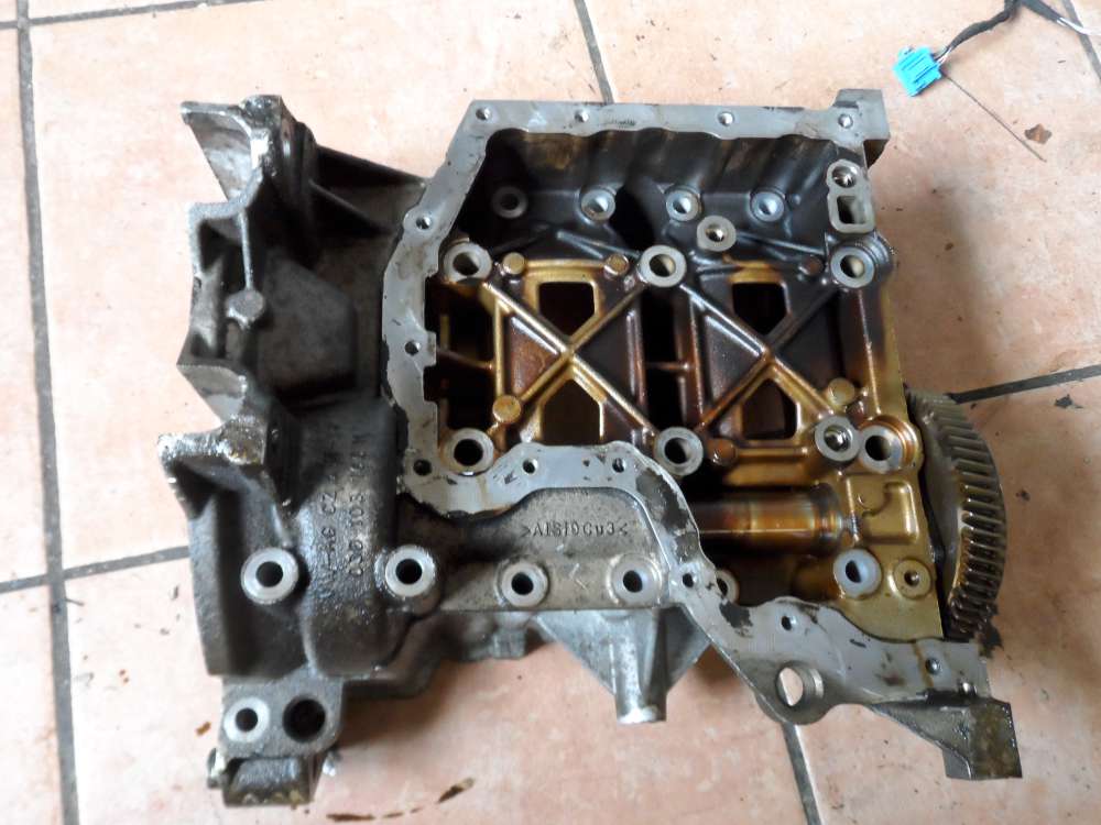 VW Polo 6N 1,0i Kurbelwellengeh�use Geh�use 03D103166H