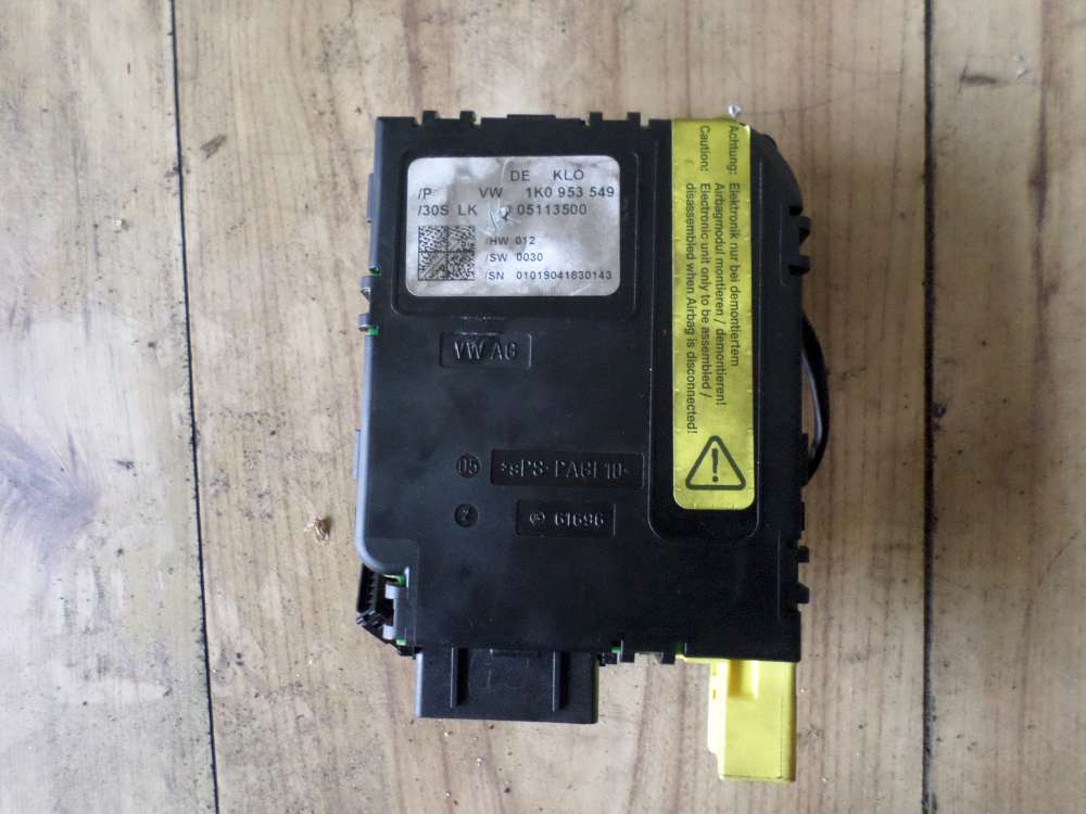 Original VW Golf Touran Lenksäulensteuergerät Steuergerät Lenksäule 1K0953549
