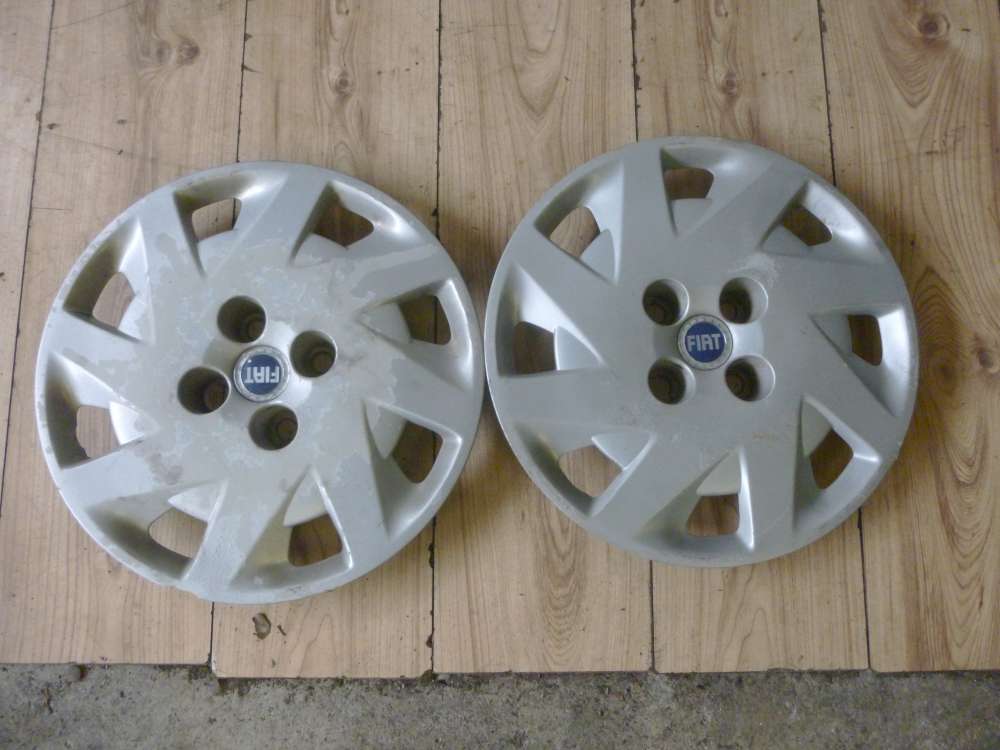 Original 2x Fiat Punto Bj 2001-2002 Radkappe Radzierblende Zoll 46760304