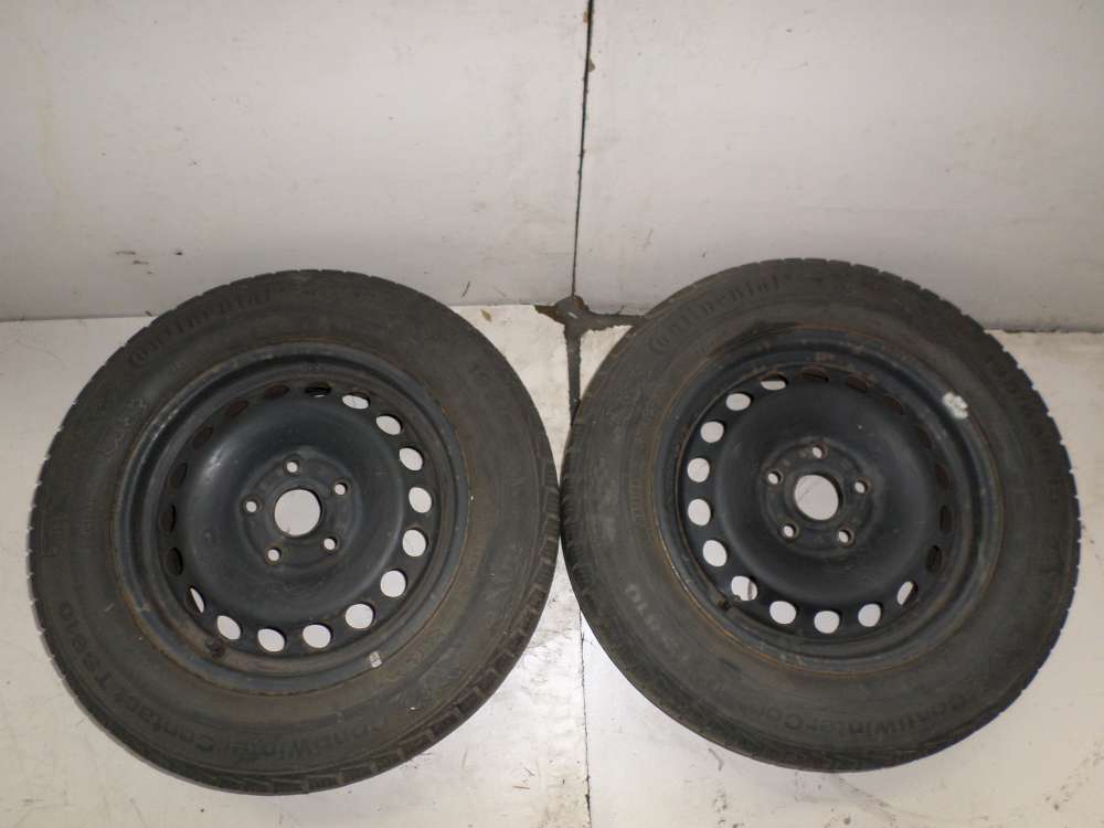 1x Winterreifen Stahlfelgen VW , Audi , Seat , Skoda 195/65R15 91T  6Jx15H2 ET47