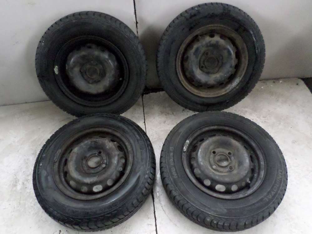 4x Winterreifen Original Opel Corsa ET43 / 5Jx13H2 / 155 80 R13 