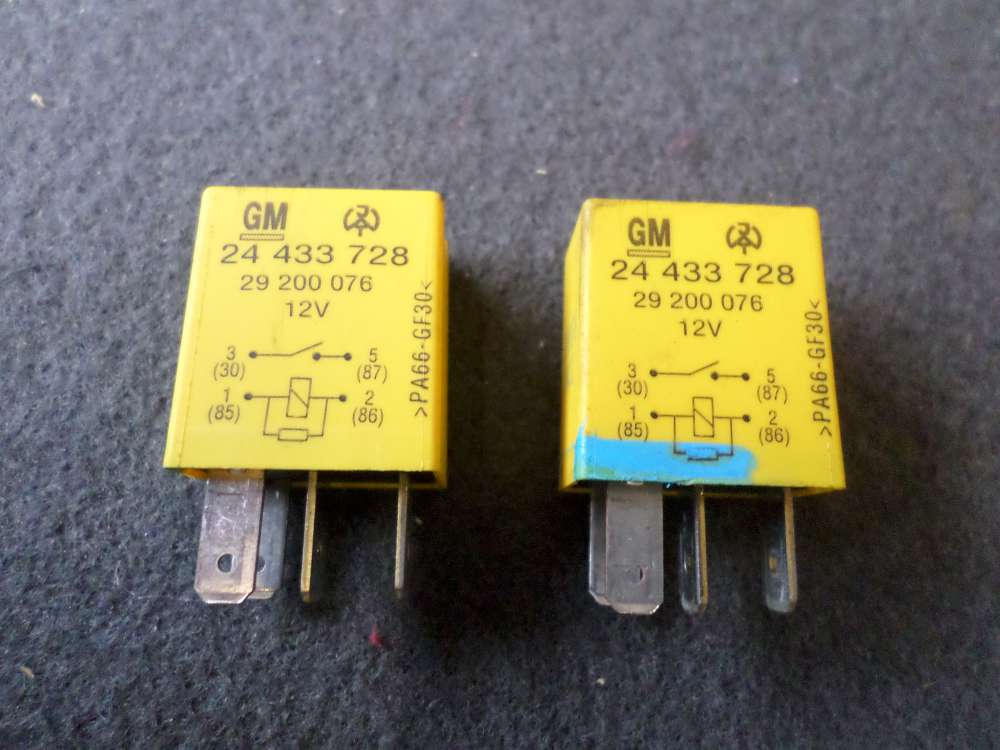 Original Opel Corsa Relais 24433728  29200076